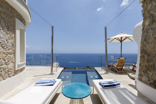 Vista panoramica dalle terrazze delle camere