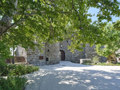 Particolare della pavimentazione del Bastione Fiorito