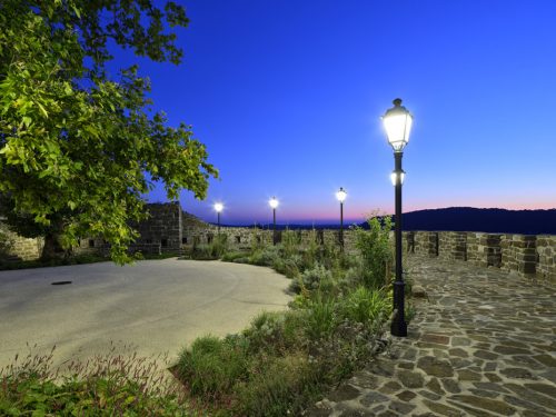 Vista notturna panoramica