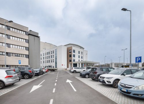 Vista esterna del nuovo complesso ospedaliero
