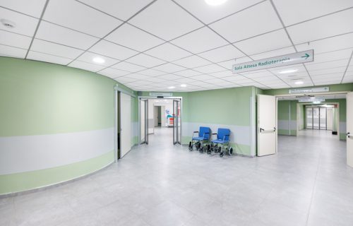 Vista interna dell'area di Radioterapia