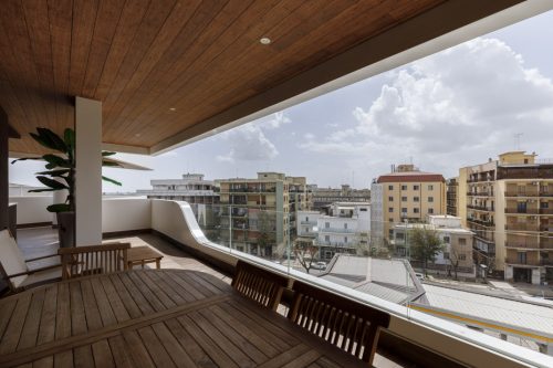 Vista panoramica dalla terrazza 