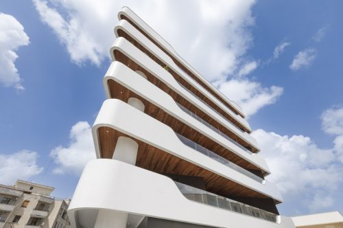 Angolo esterno del complesso residenziale