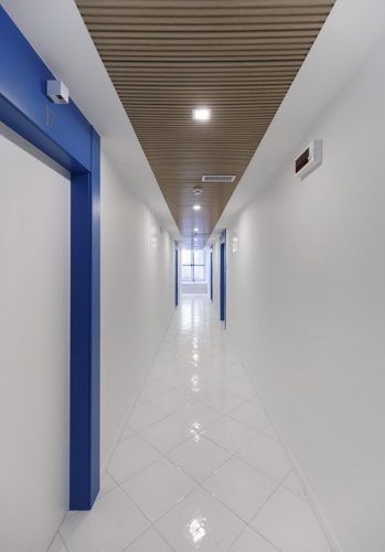 Corridoio d'ingresso alle abitazioni 