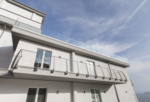 Facciata esterna del condominio 