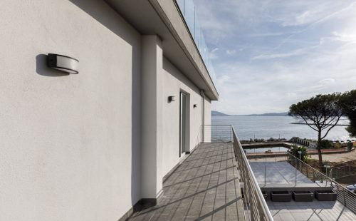 Particolare della facciata esterna 