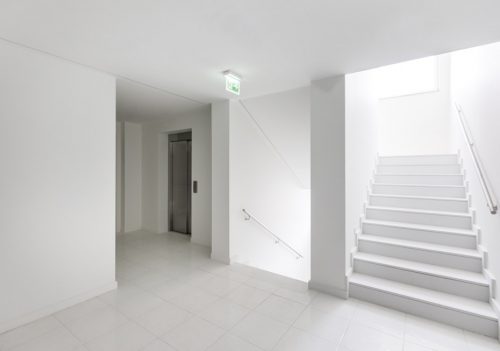 Vano scale con ascensore