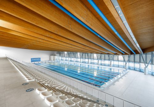 Vista interna dagli spalti - Stadio del Nuoto