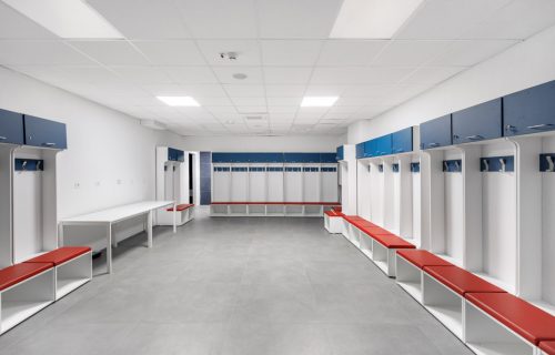 Vista interna spogliatoio- Stadio Erasmo Iacovone