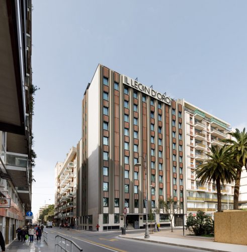 Vista generale esterna dell’hotel