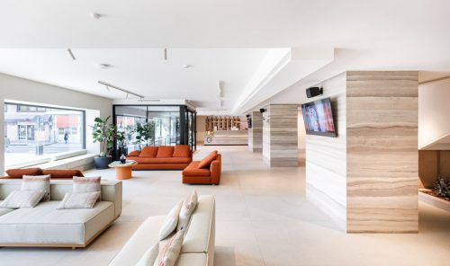 Vista interna dell'atrio