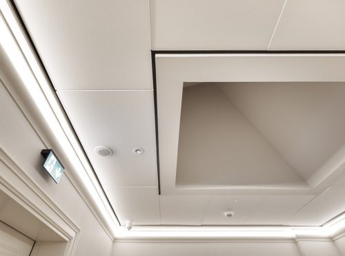 Dettaglio del controsoffitto