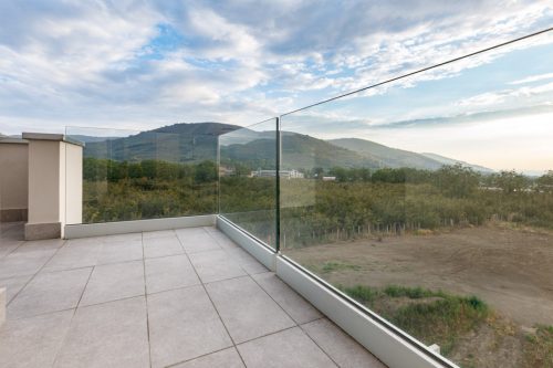 Interno di una terrazza del complesso