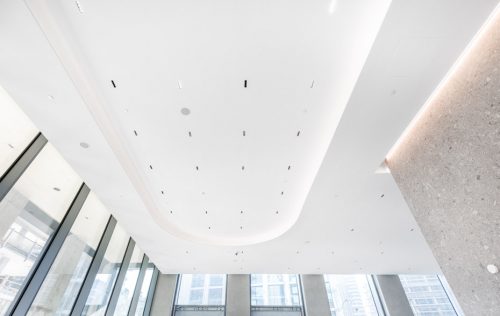 Controsoffitto della hall d'ingresso