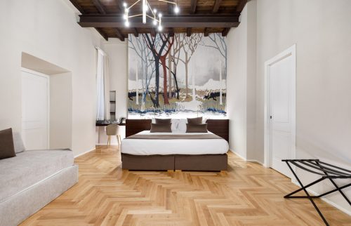 Vista frontale di una suite