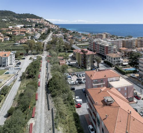 Panorama dell'area di lavoro