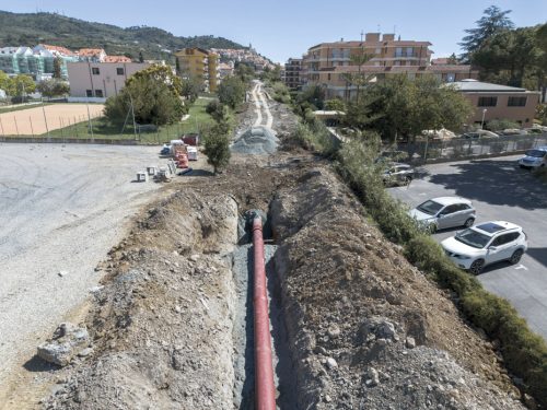 Tracciato della fognatura