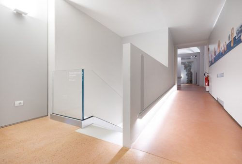 Corridoio interno al Museo