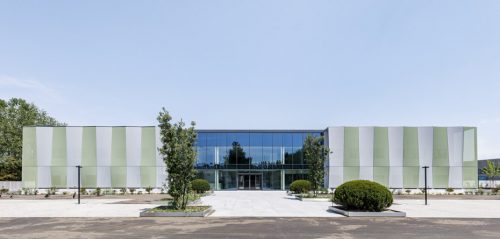 Prospetto frontale della nuova sede