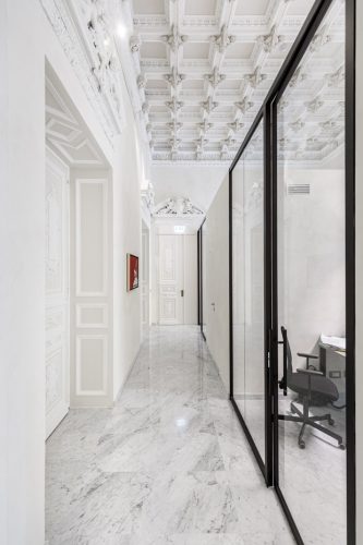 Corridoio di accesso agli uffici