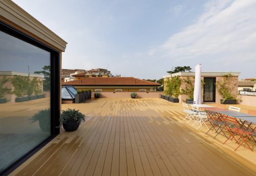 Vista della copertura esterna