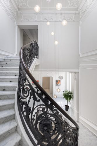 Vista della Hall dal vano scale