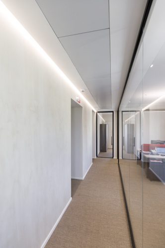 Corridoio di accesso agli uffici