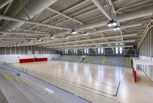 Ambiente interno all'impianto polivalente