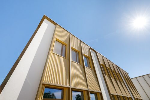 Particolare della facciata esterna