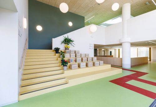 Hall d'ingresso della scuola