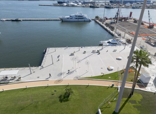 Vista del porto e del waterfront