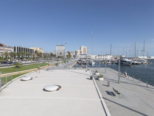 Vista aerea del waterfront
