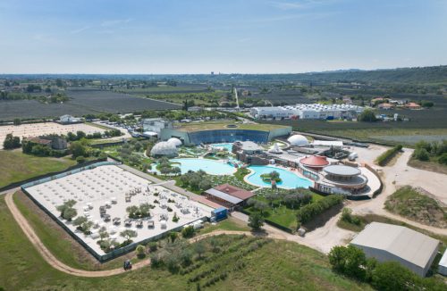 Vista panoramica del complesso termale