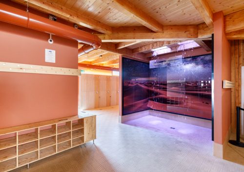 Ambiente interno al complesso termale