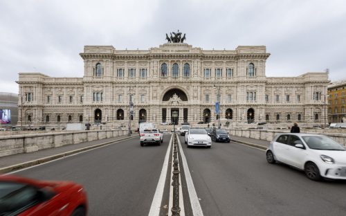 Prospetto frontale esterno del Palazzo