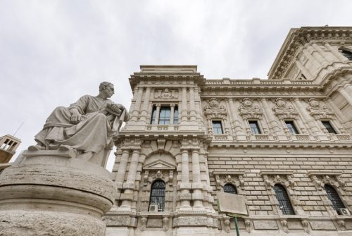 Particolare esterno del Palazzo