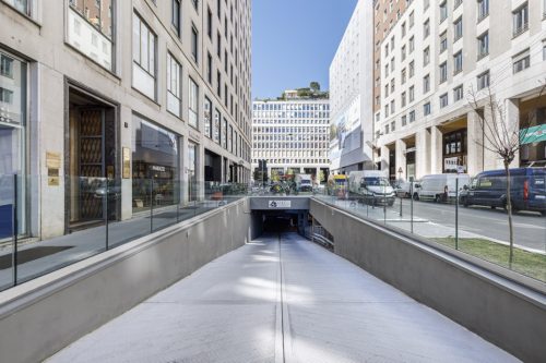 Esterno del parcheggio interrato