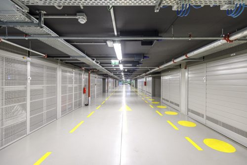 Ambiente interno al parcheggio