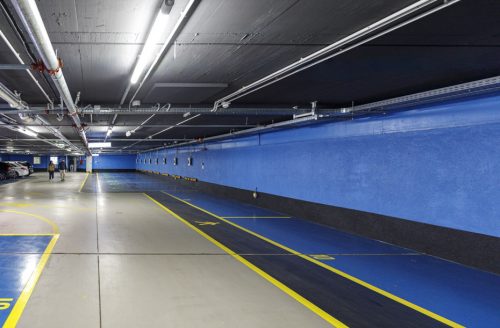 Dettaglio delle postazioni interne al parcheggio 