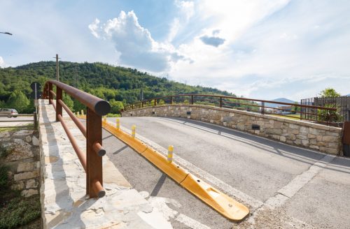 Particolare del percorso pedonale