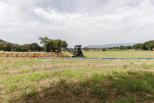 Panorama dell'area di lavoro