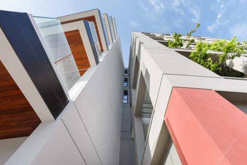 Particolare architettonico della facciata
