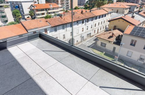 Particolare dell'accessorio per il vetro
