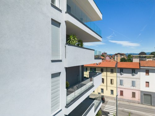 Particolare esterno delle terrazze