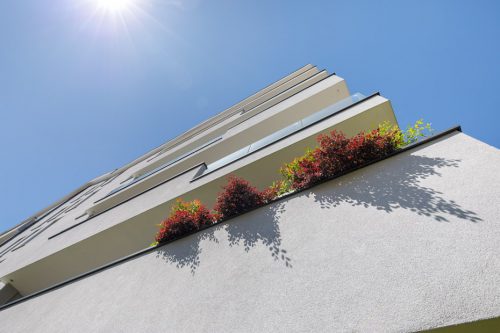 Particolare della facciata esterna