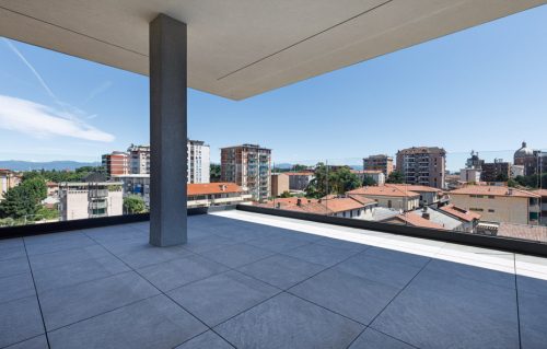 Vista di una terrazza