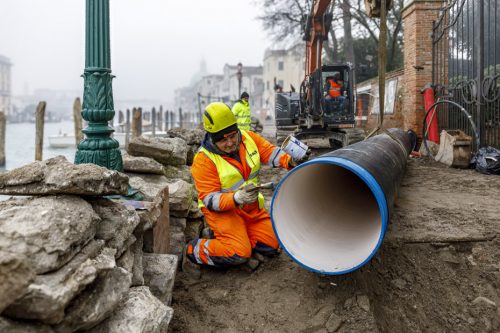 Rinnovo della rete idropotabile di Piazzale Roma-Venezia