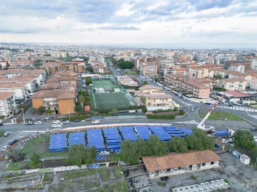 Area di stoccaggio in città