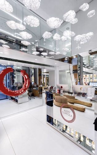 Vista verticale dell’ingresso dell’atelier