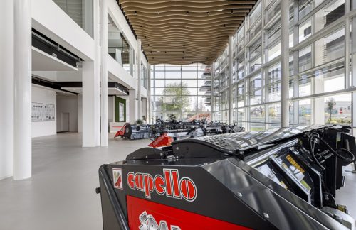 Vista interna dello showroom